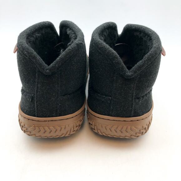 Dockers Mens Rugged Slip-On Slipper Boots US 10 Grey Wool Round Toe NIB - Picture 7 of 10